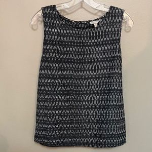 Eileen Fisher Sleeveless Cotton Shirt - Size XL